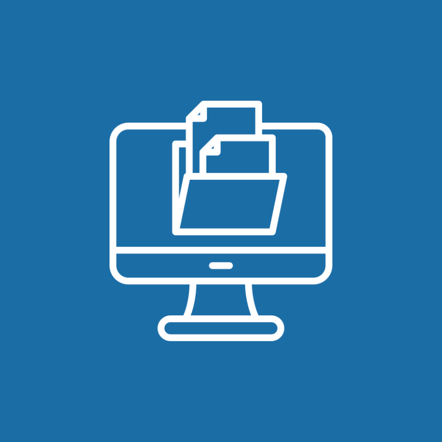 Online catalogue icon